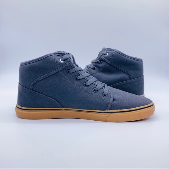 FILA Men’s Mid Gray Canvas Sneakers - Picture 7 of 11